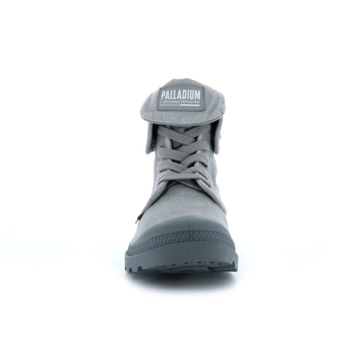 Bottes Palladium Baggy Femme Grise | FR JLQ246A